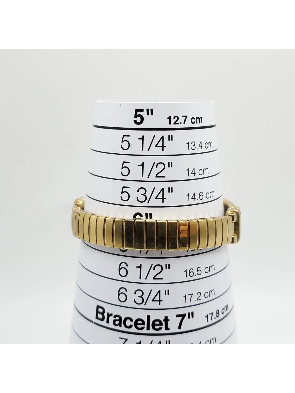 Milan Quartz Womens Watch 22mm Gold Tone Stretch Band New Battery